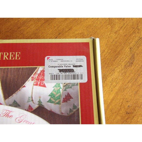 Spode Large 10" Round Christmas Tree Annual Serving Bowl 2014 Friends & Family - Picture 15 of 16